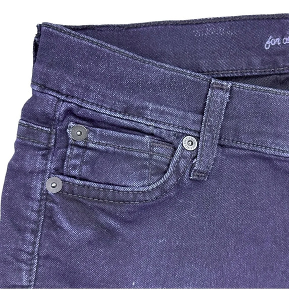 7 For All Mankind Women’s The Skinny Low-rise Jean Size 25 - Picture 7 of 11